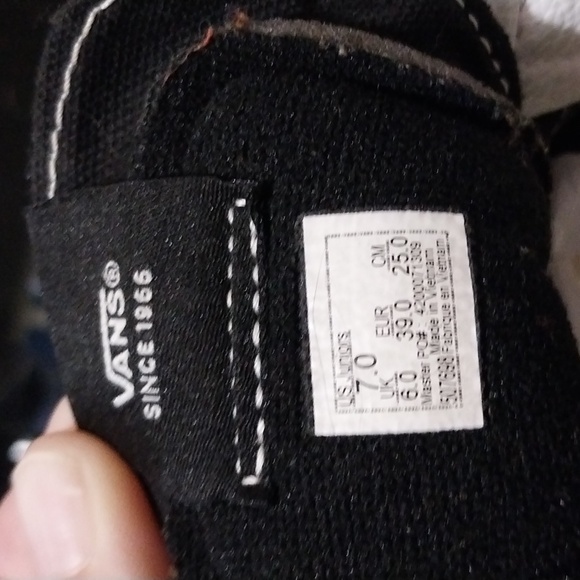 Vans Black and White Sunflower High-Tops - Picture 13 of 13